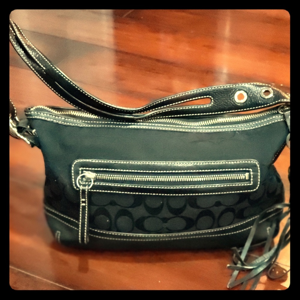 Coach signature small shoulder bag